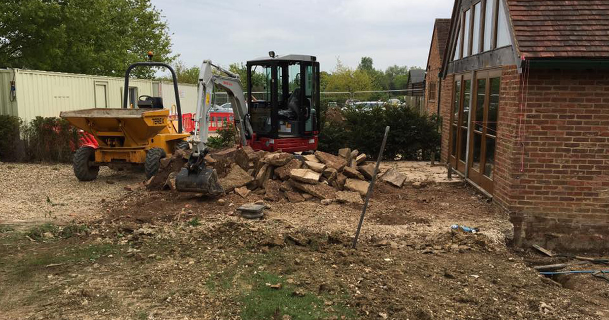 Digger Hire for Foundations
