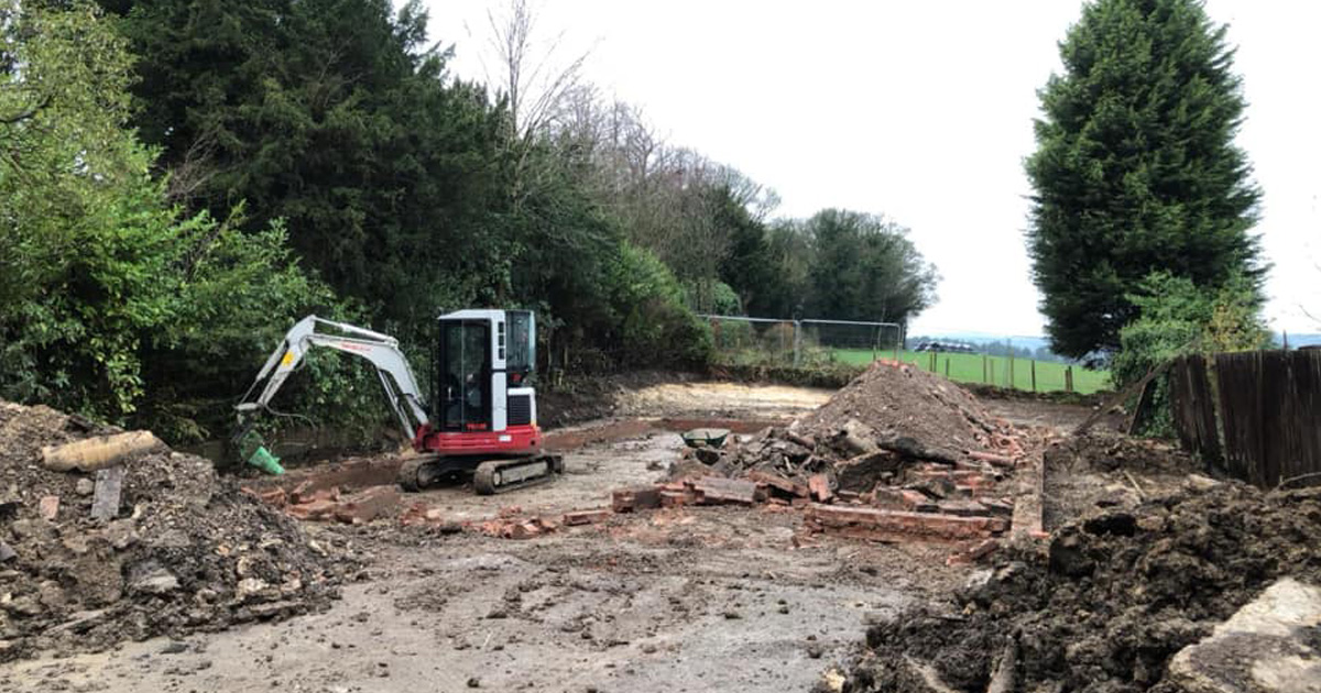 Digger Hire for Groundworks
